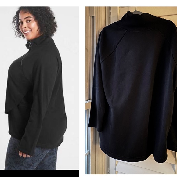 Athleta Cozy Karma Asym neck sweatshirt
Black Size XL New with tag plush fleece - Picture 10 of 10